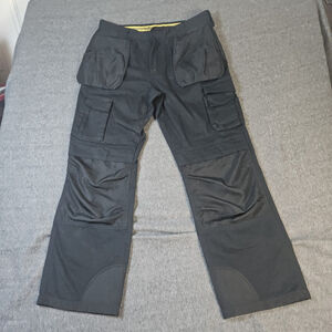 CAT Caterpillar Trademark Pants Men's 36×32 Black Utility Carpentry Work Wear